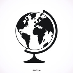 Vector globe icons
