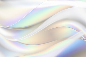 ウェーブのかかった透明感のある背景のアブストラクト