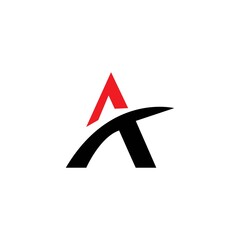 A Letter Logo Template vector icon illustration design