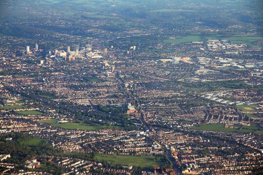 Croydon UK aerial view
