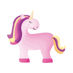 Fototapeta premium baby unicorn standing