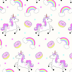 Rainbows pattern, for wrapping paper, greeting cards, posters, invitation