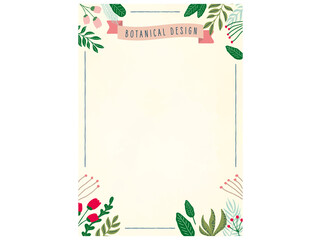 ボタニカルフレーム（botanical frame）