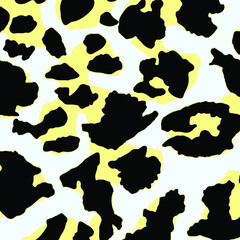 Abstract animal skin leopard seamless pattern design.