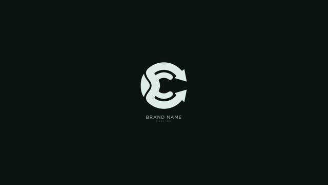 Alphabet letter Initial C, CC logo vector design, minimal, concept, creative, symbol, sign, monogram, template, logotype, branding for for premium business typeface, startup, company etc.