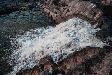 Zanzari Waterfall on vatrak river in Gujarat 