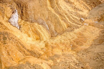 Travertine Terraces, Mammoth Hot Springs, Yellowstone