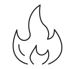 fire lines icon illustration concept