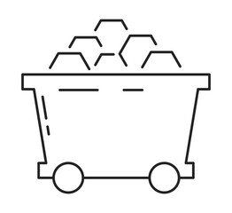 lines icon illustration for web