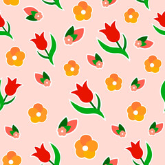 Floral seamless pattern