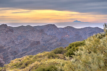 La Palma from the Roque de los Muchachos, HDR Image