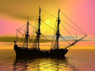 antica nave pirati 