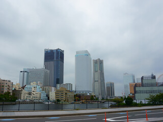 Kanagawa Prefecture  Japan.  Minato Mirai one of the most popular and best loved areas in Yokohama. Yokohama Landmark Tower