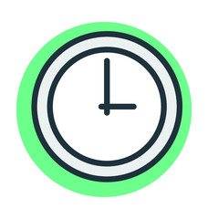 Clock Vector Icon