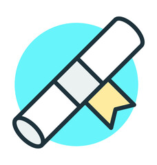 Certificate Vector Icon