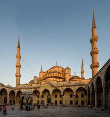 Fototapeta na wymiar Sultan Ahmad Mosque, Istanbul
