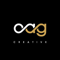 Fototapeta premium OAG Letter Initial Logo Design Template Vector Illustration