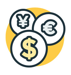 Currency Exchange Vector Icon