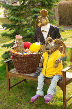 Rabbit school Easter (Hasenschule)
