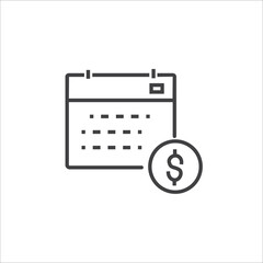 Fototapeta premium Simple financial analysis related line vector icon Includes icons such as Gainers and Losers, Portfolio Analysis, Financial Reports, and more.