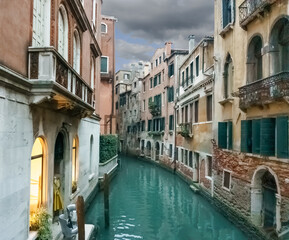 The charm of the Venetian canals.