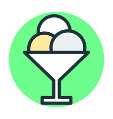 Ice Cream Vector Icon