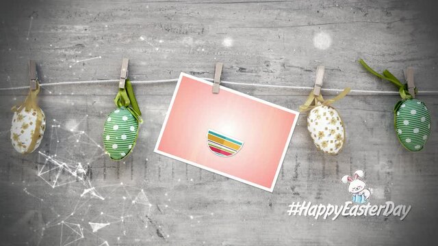 Postcard, promo-video happy easter day