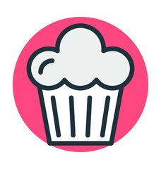 Cupcake Vector Icon
