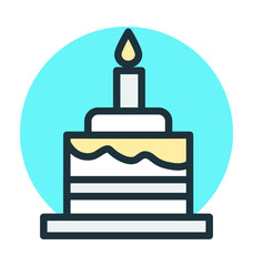 Cake Vector Icon