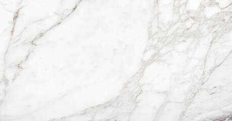 White statuario marble with gray veins, white tiles marble, glossy statuarietto slab marble stone texture for digital wall and floor tiles used for kitchen, bathroom countertops. - obrazy, fototapety, plakaty