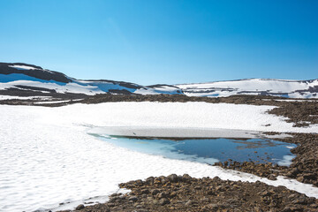 Lake on Putorana Plateau, Taimyr. Russia