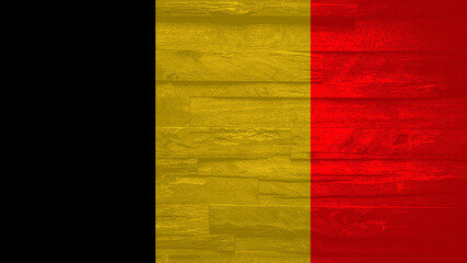 Fototapeta premium Flag of Belgium