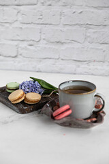 cup of tea and cookies