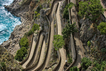 Via Krupp, Capri, Italy