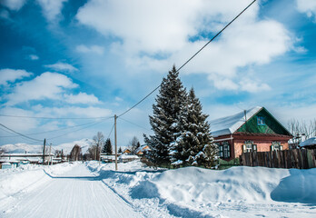 Fototapeta premium ski resort