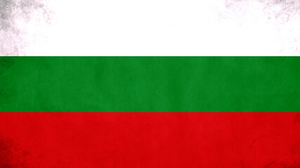 Obraz premium Flag of Bulgaria