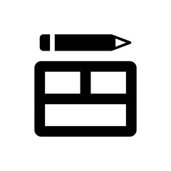 Construction measurement icon