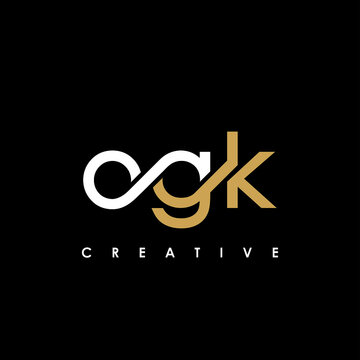 OGK Letter Initial Logo Design Template Vector Illustration