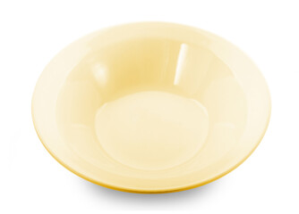 empty bowl isolated on white background