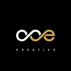 OOE Letter Initial Logo Design Template Vector Illustration © makrufi