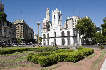 Fototapeta na wymiar Cabildo, Plaza de Mayo, Buenos Aires, Argentina, South America