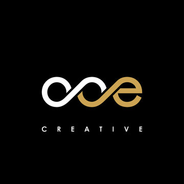 OOE Letter Initial Logo Design Template Vector Illustration