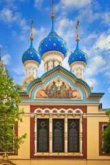 Fototapeta na wymiar Argentinean first Russian orthodox church, San Telmo, Buenos Aires, Argentina, South America