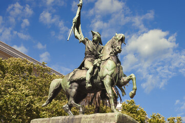 Fototapeta premium General Belgrano Statue, Plaza de Mayo, Buenos Aires, Argentina, South America