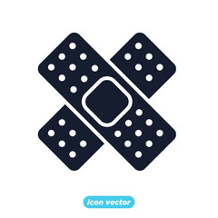 plaster icon. plaster symbol template for graphic and web design collection logo vector illustration