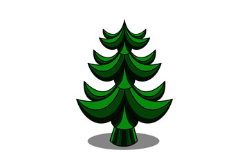 green christmas tree