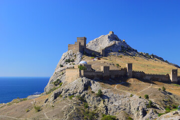 Sudak city. Crimea. Ukraine