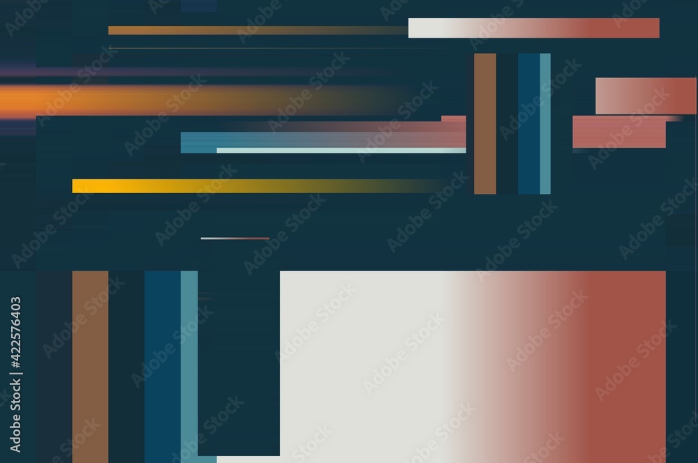 Aufkleber modern background with dead pixel and bug, glitch and error signal. optical distortion, overlapping 
