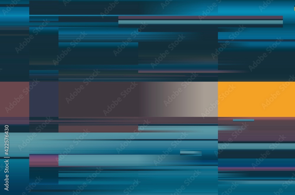 Aufkleber modern background with dead pixel and bug, glitch and error signal. optical distortion, overlapping 