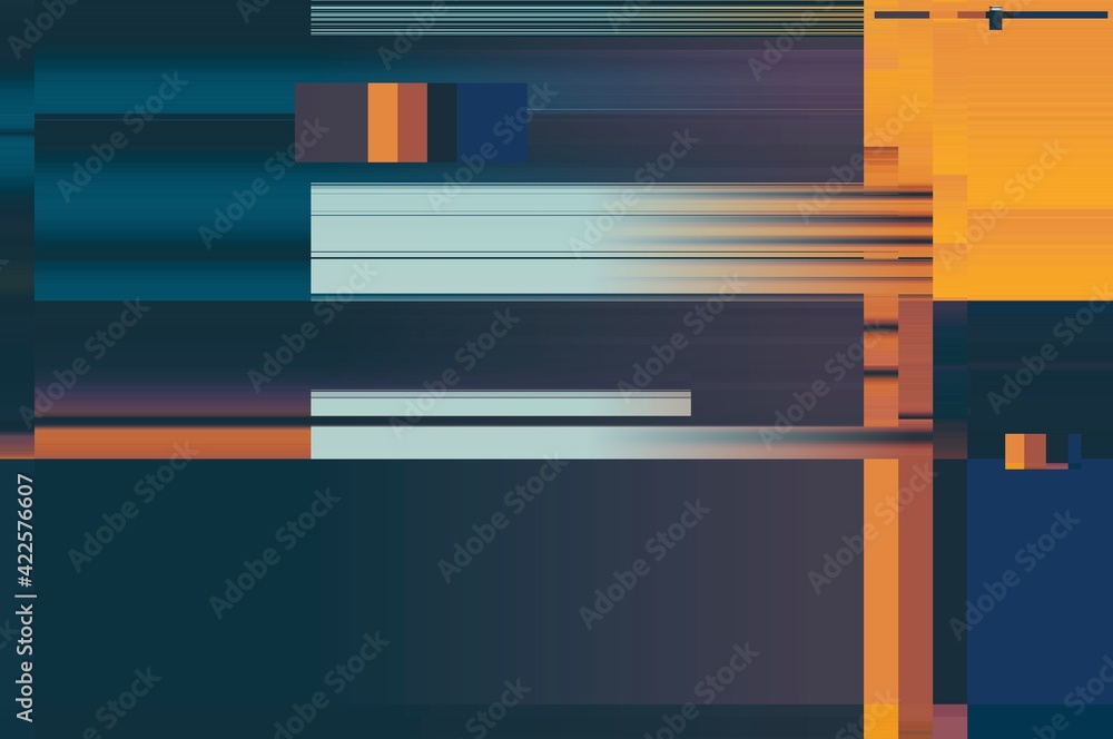 Aufkleber modern background with dead pixel and bug, glitch and error signal. optical distortion, overlapping 